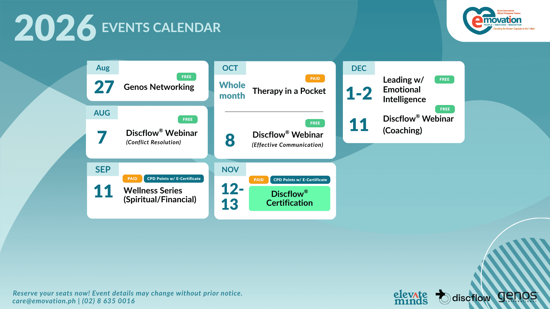 2026 EMV Training Calendar_Updated